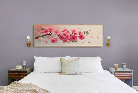 Cherry Blossoms In Soft Spring Light