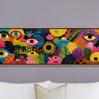 Eyes Watching Through Color