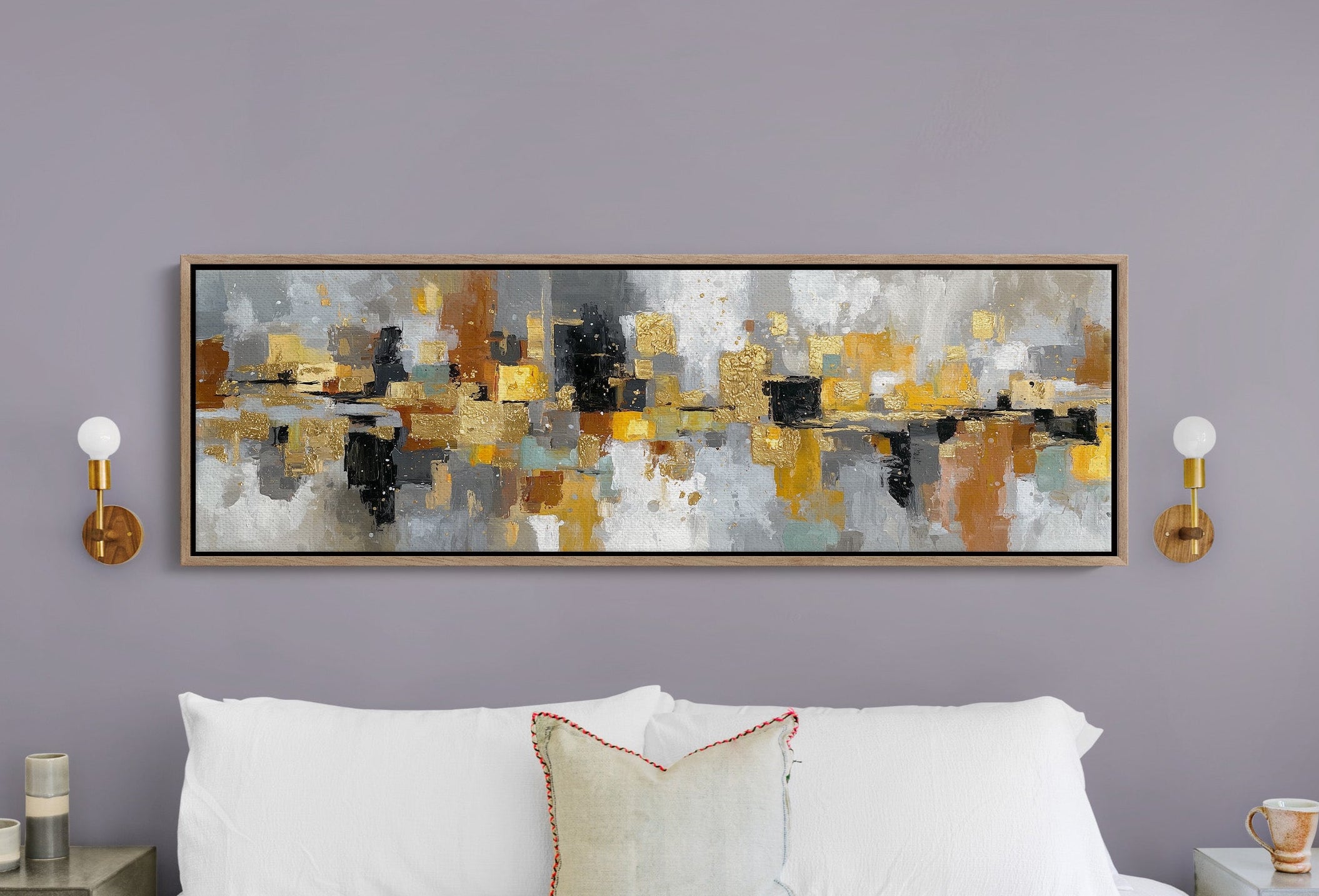 Golden City Abstract