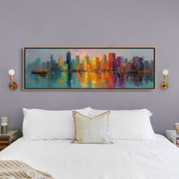Neon City Reflections