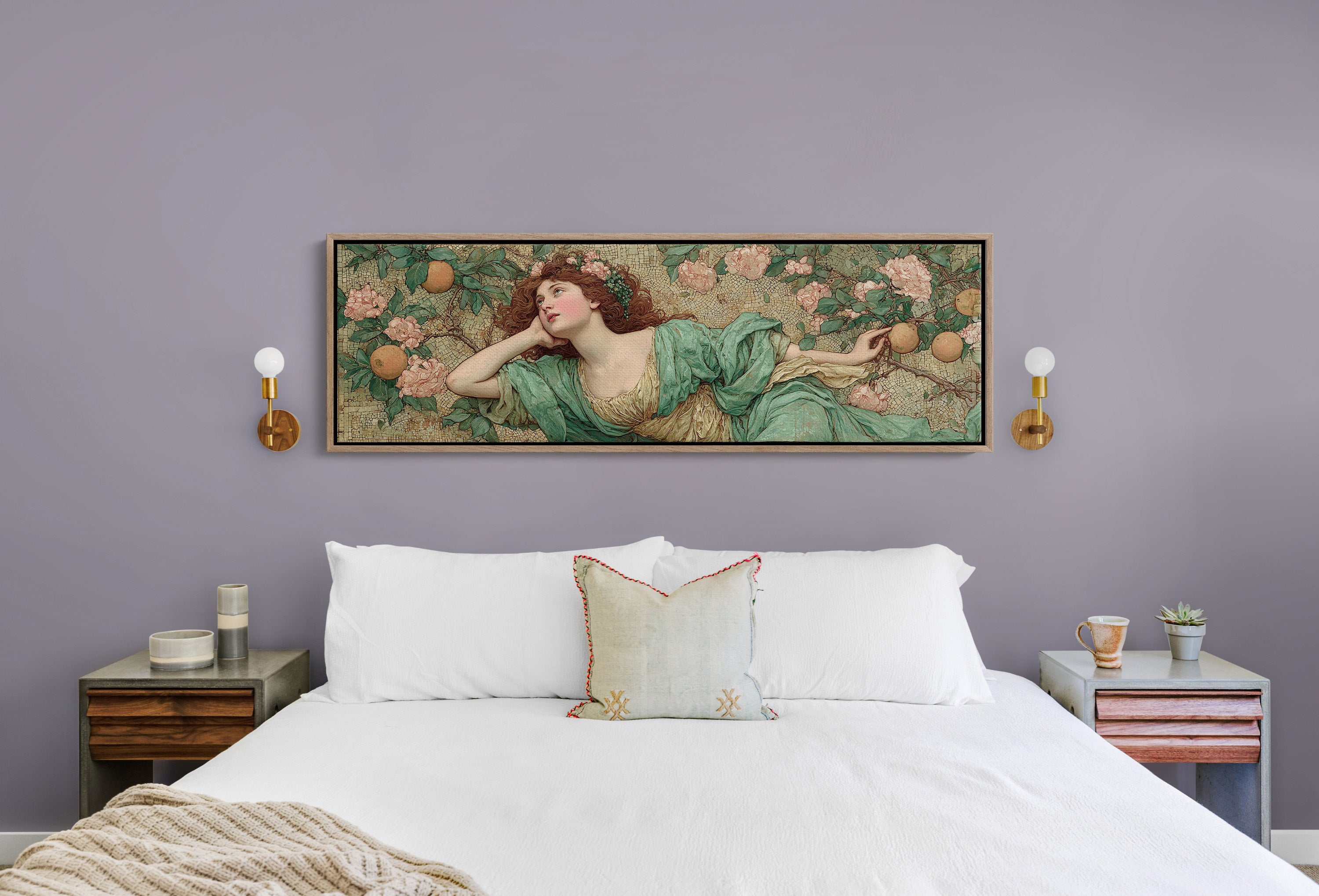 Romantic Art Nouveau Garden Muse