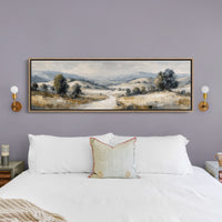 Soft Countryside Valley Landscape
