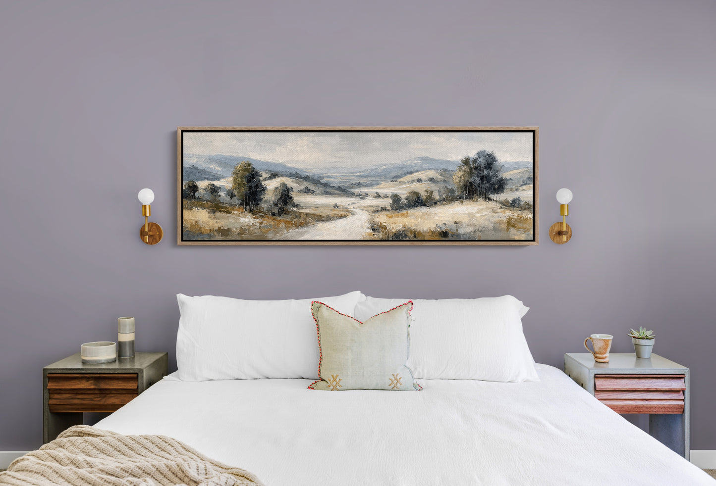 Soft Countryside Valley Landscape