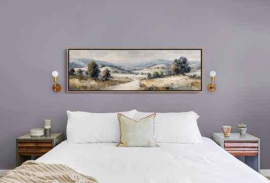 Soft Countryside Valley Landscape
