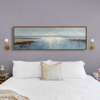 Coastal Marsh Birds Landscape Wall Art