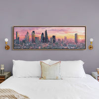 London Skyline In Sunset Glow