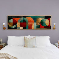 Mid Century Geometry In Earth Tones