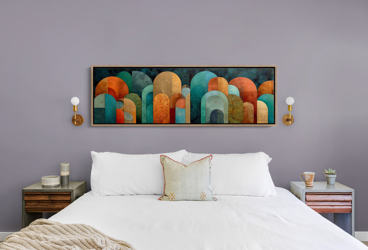 Art Deco Arches In Jewel Tones
