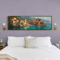 Sunlit Harbor of the Italian Coast