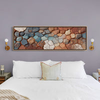 Cracked Earth Mosaic in Desert Tones