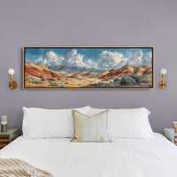 Painted Desert Beneath Towering Clouds