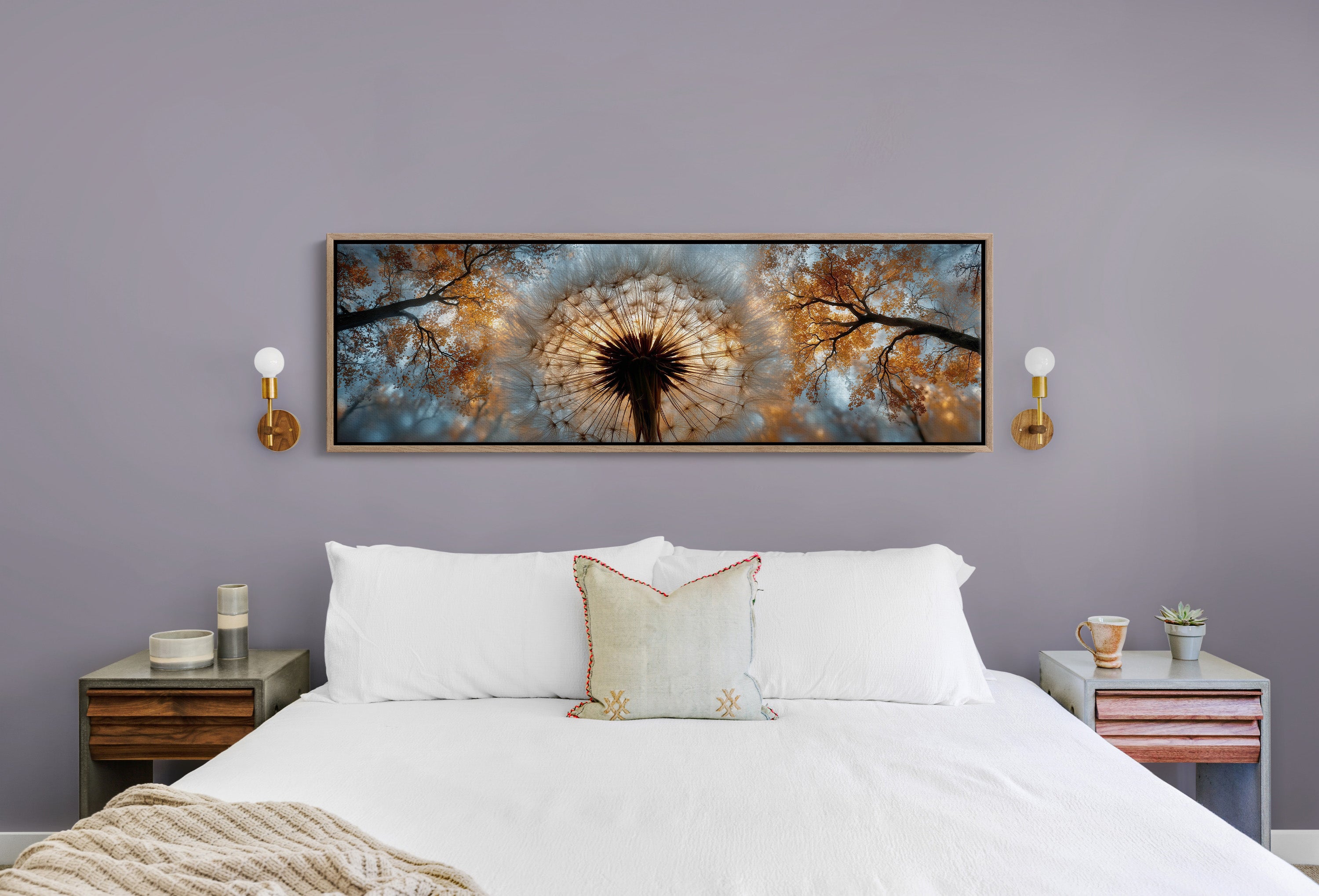 Dandelion Halo In Autumn Light