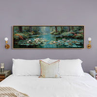 Water Lilies In Forest Stillness