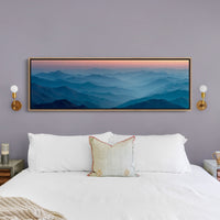 Blue Mountains Beneath A Quiet Dawn