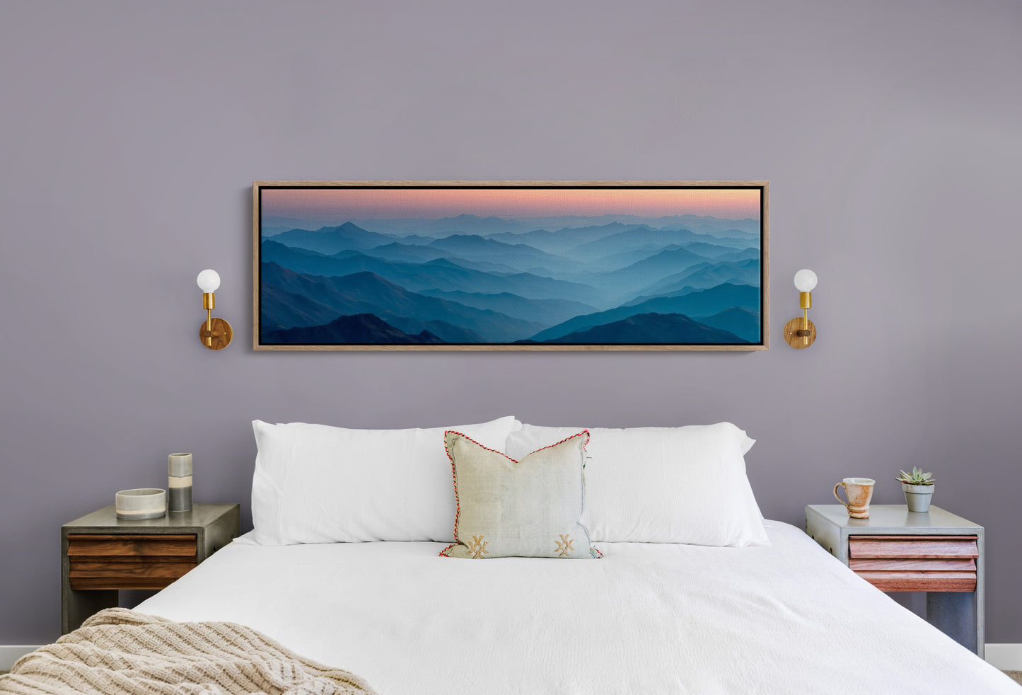 Blue Mountains Beneath A Quiet Dawn