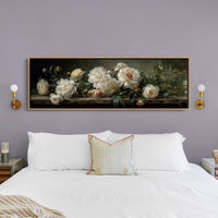 White Peonies In Shadowed Stillness
