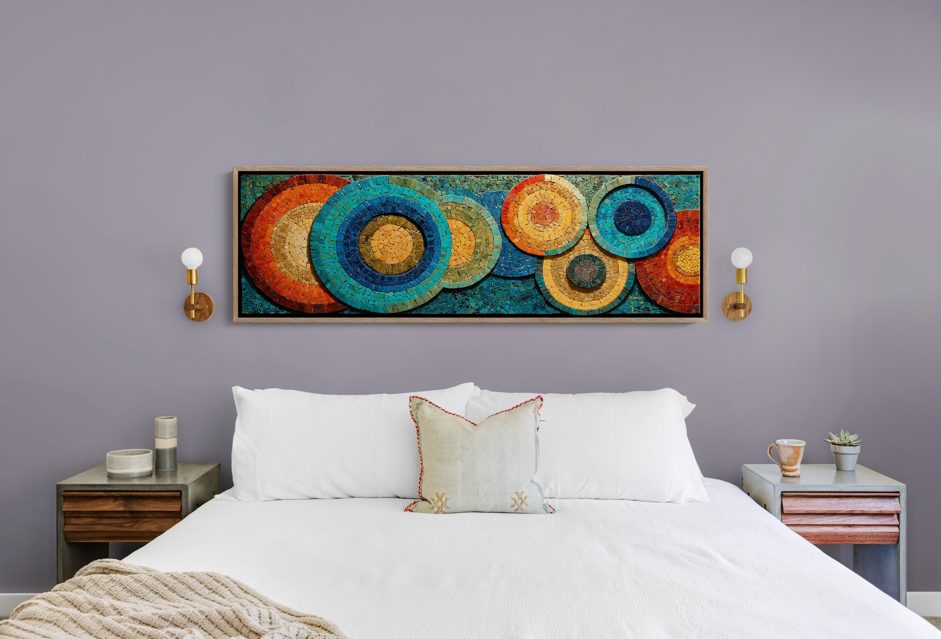 Circles Of Color Mosaic Rhythm