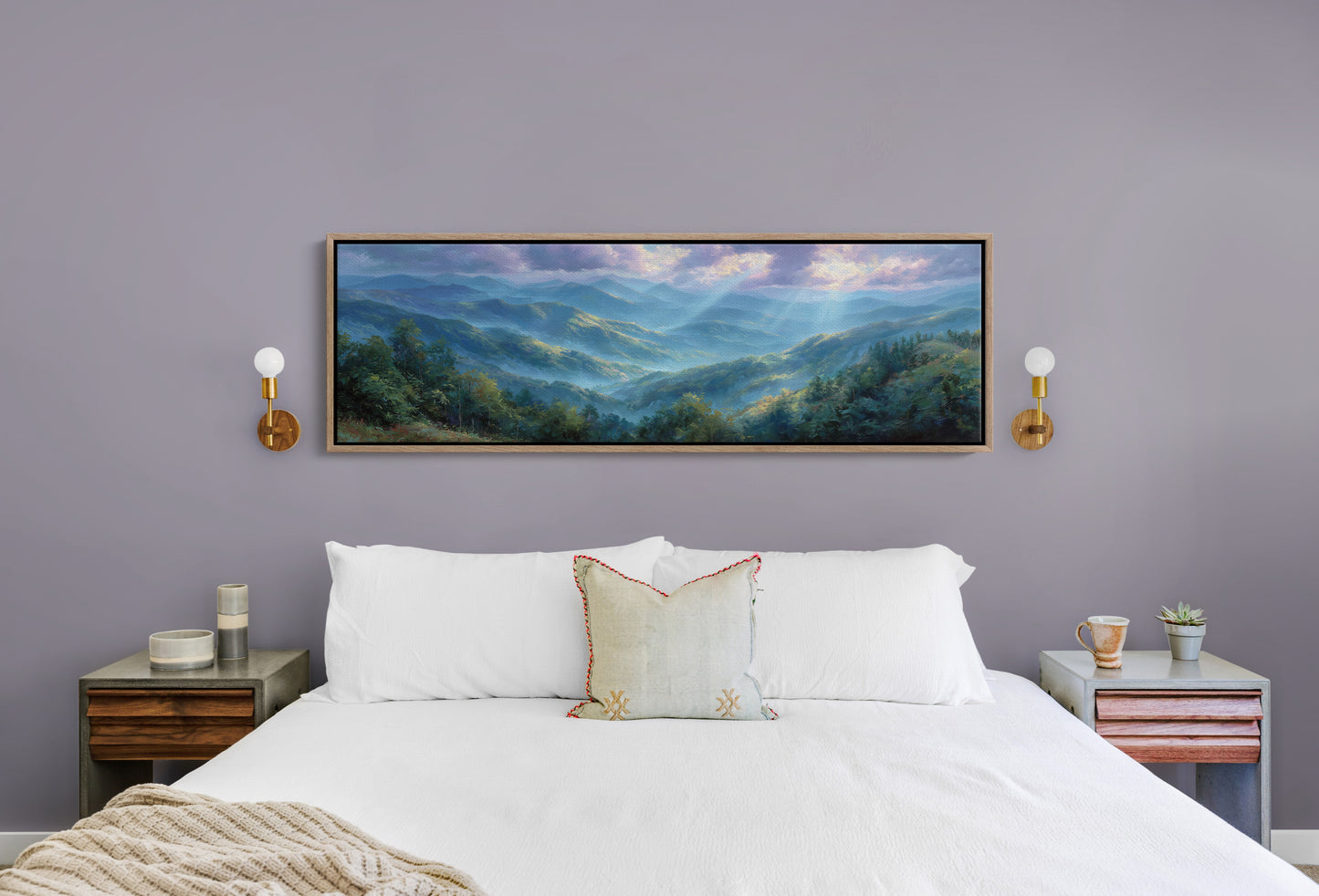 Blue Mountains Beneath Morning Light