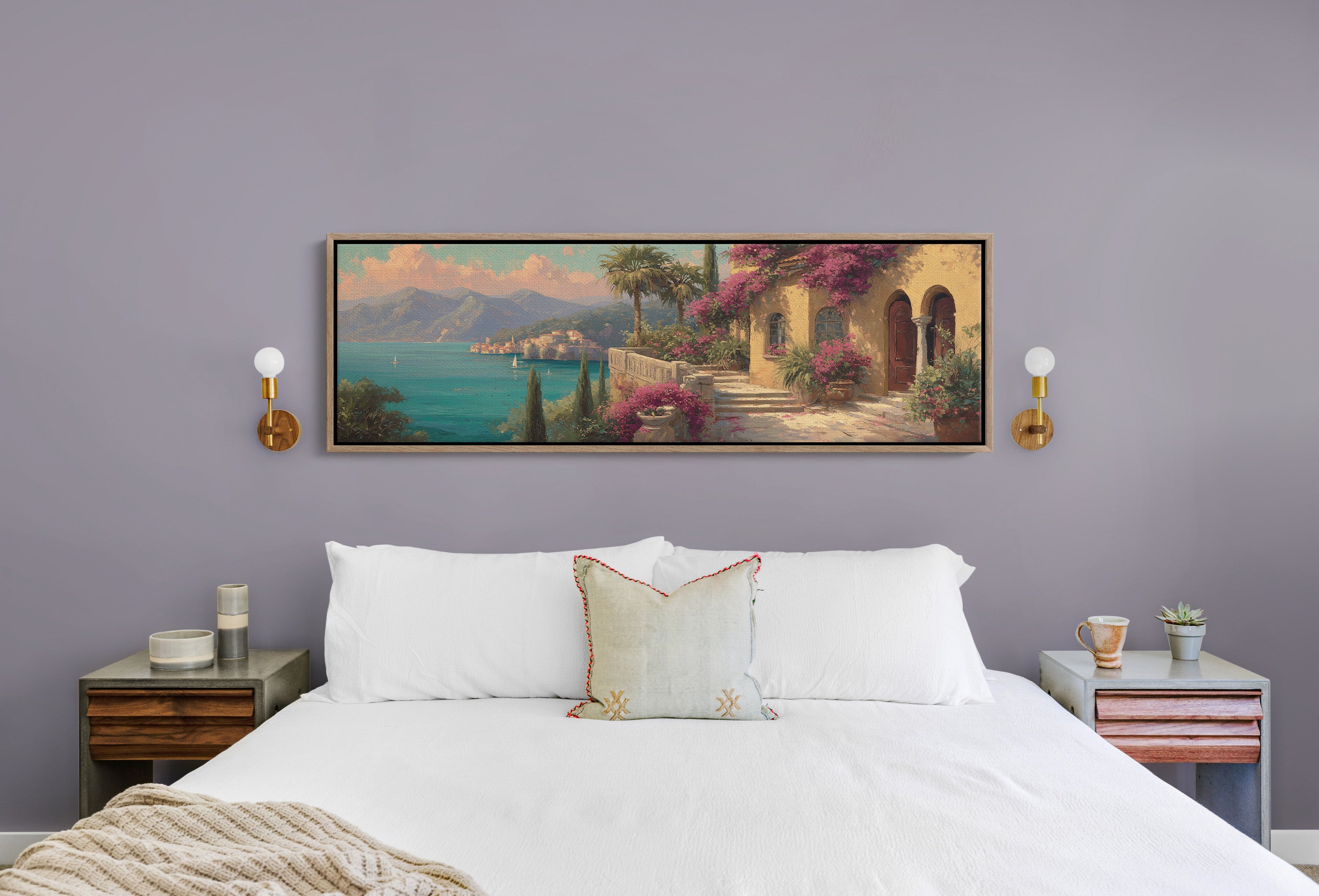 Terrace Overlooking The Blue Coast