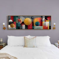 Geometric Harmony In Bold Color