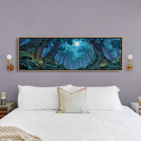 Moonlit Enchanted Forest Path