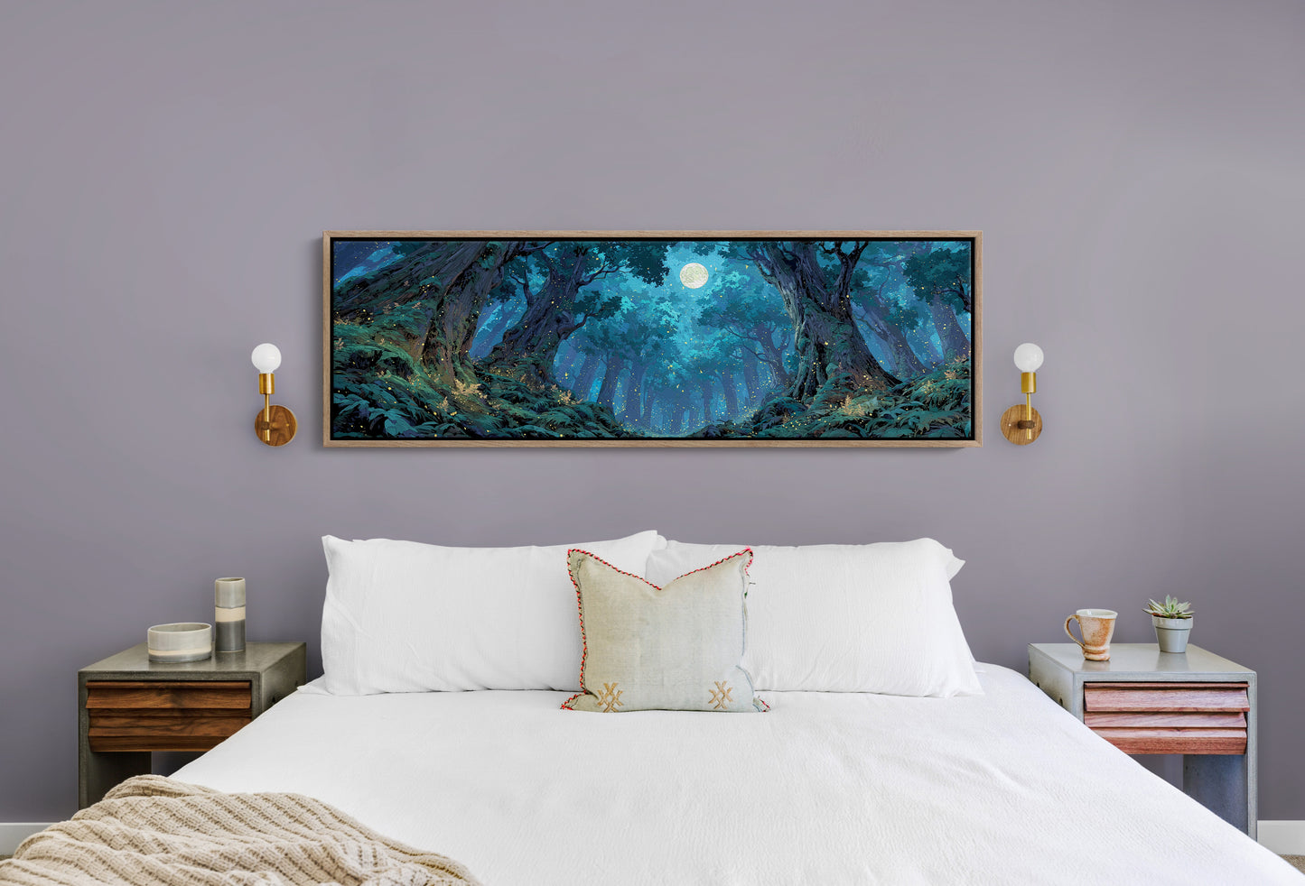 Moonlit Enchanted Forest Path