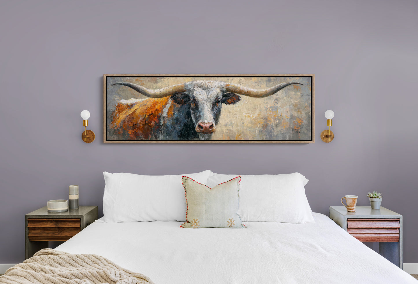 Majestic Longhorn Portrait