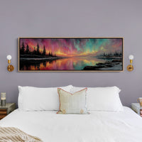 Northern Lights Over Still Waters