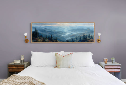Misty Blue Mountain Valley