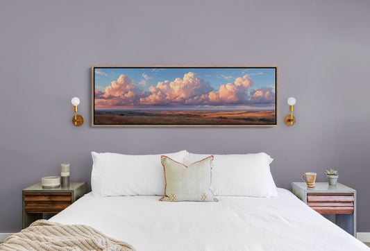 Sunlit Prairie Cloudscape