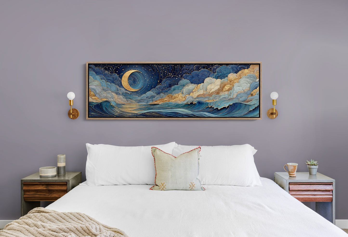 Celestial Moonlit Waves