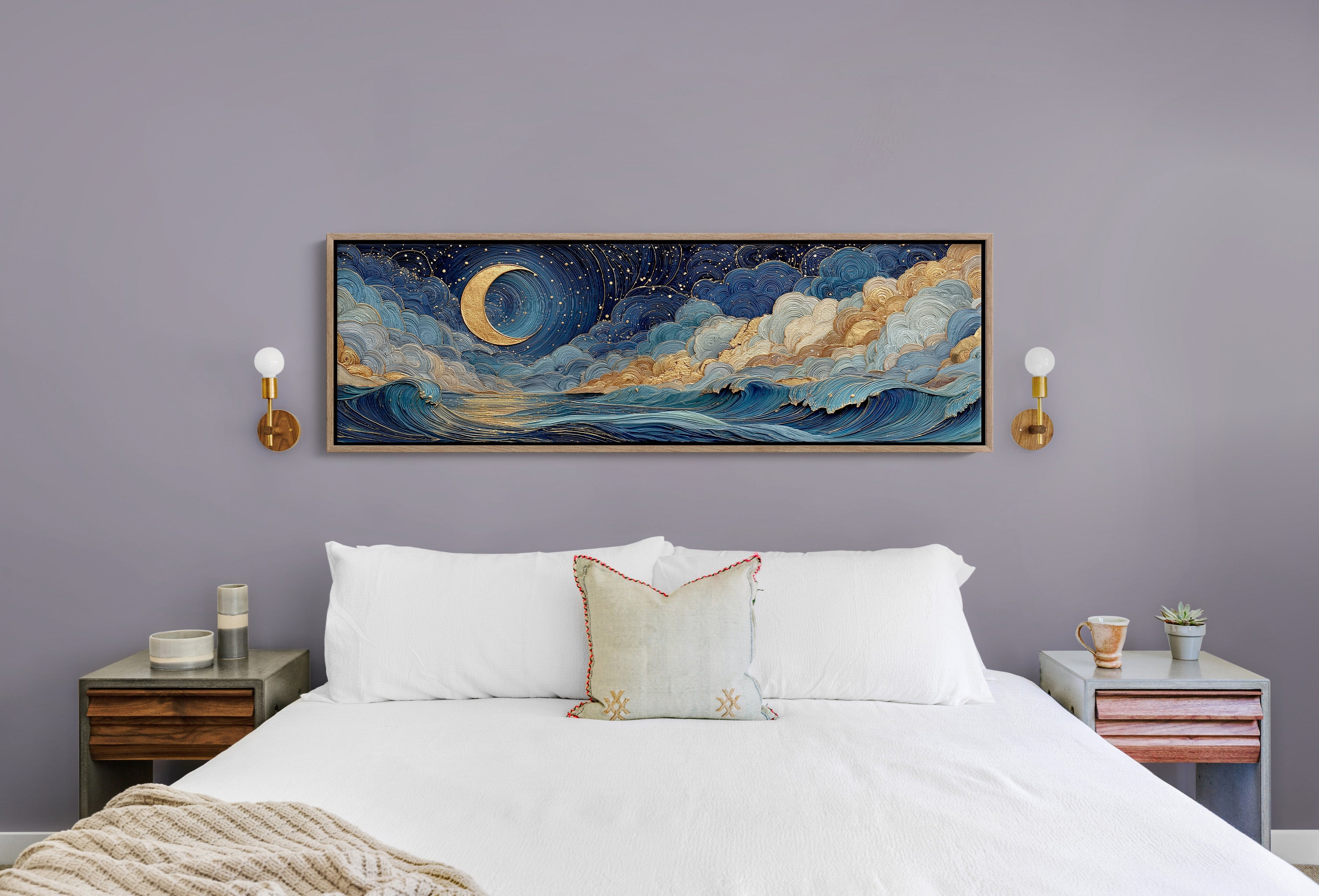 Celestial Moonlit Waves