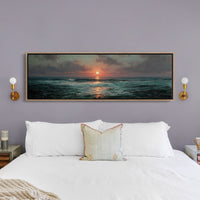 Crimson Ocean Sunset