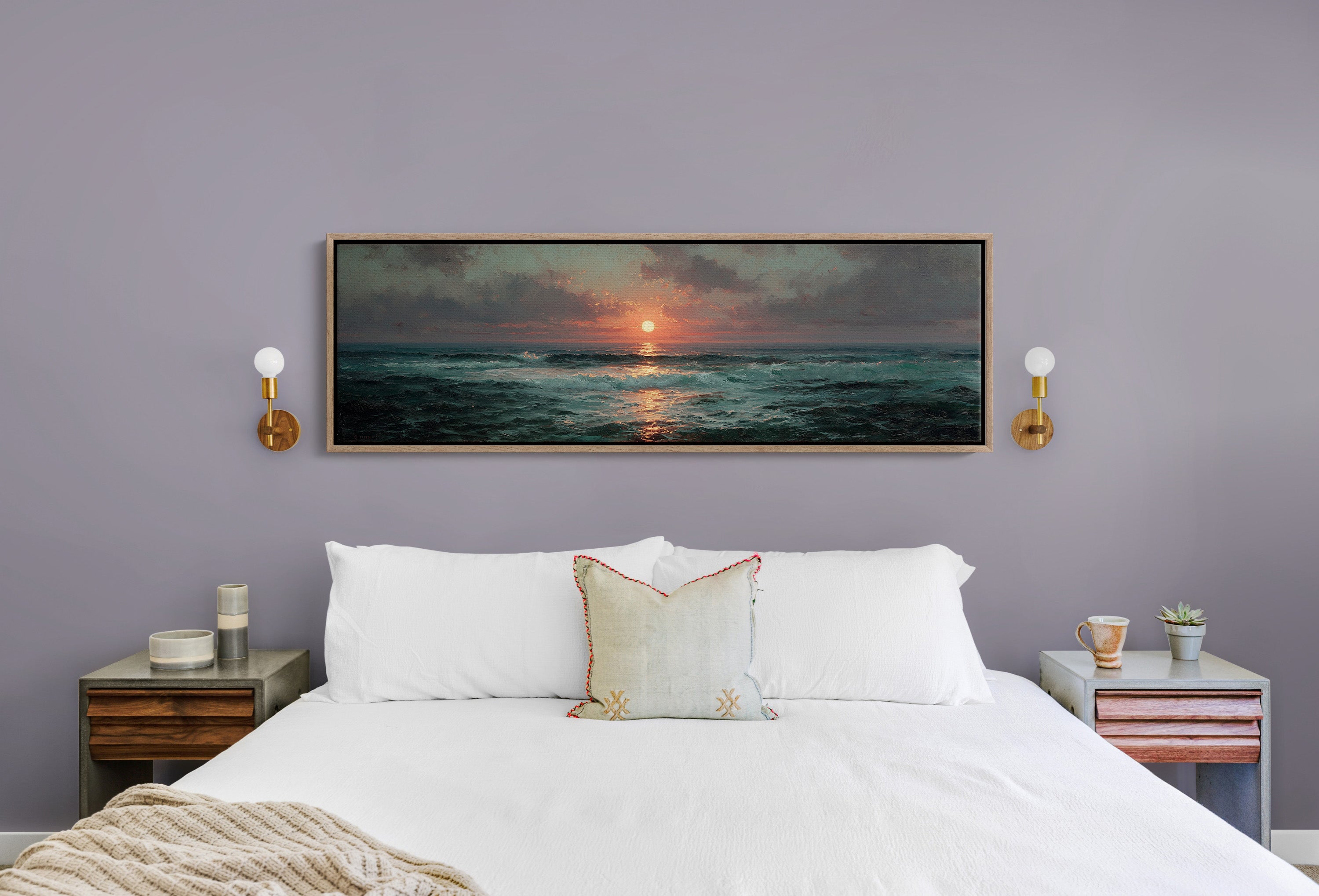 Crimson Ocean Sunset