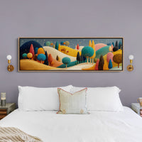 Whimsical Starlit Hills