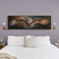 Majestic Owl in Flight
