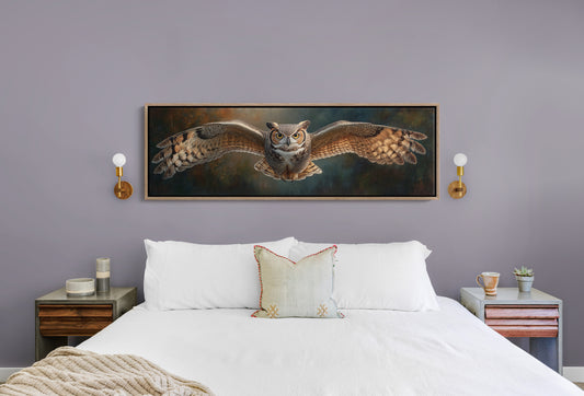 Majestic Owl in Flight
