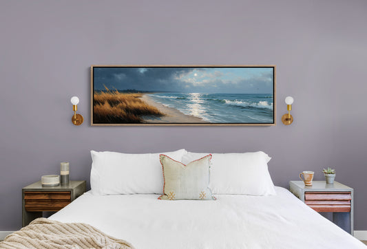 Moonlight Along the Storm Coast