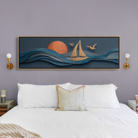 Sails Through Copper Sunset