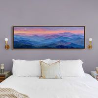 Pastel Mountains Drift at Dusk