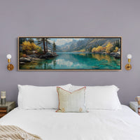 Clear Waters Beneath the Autumn Peaks