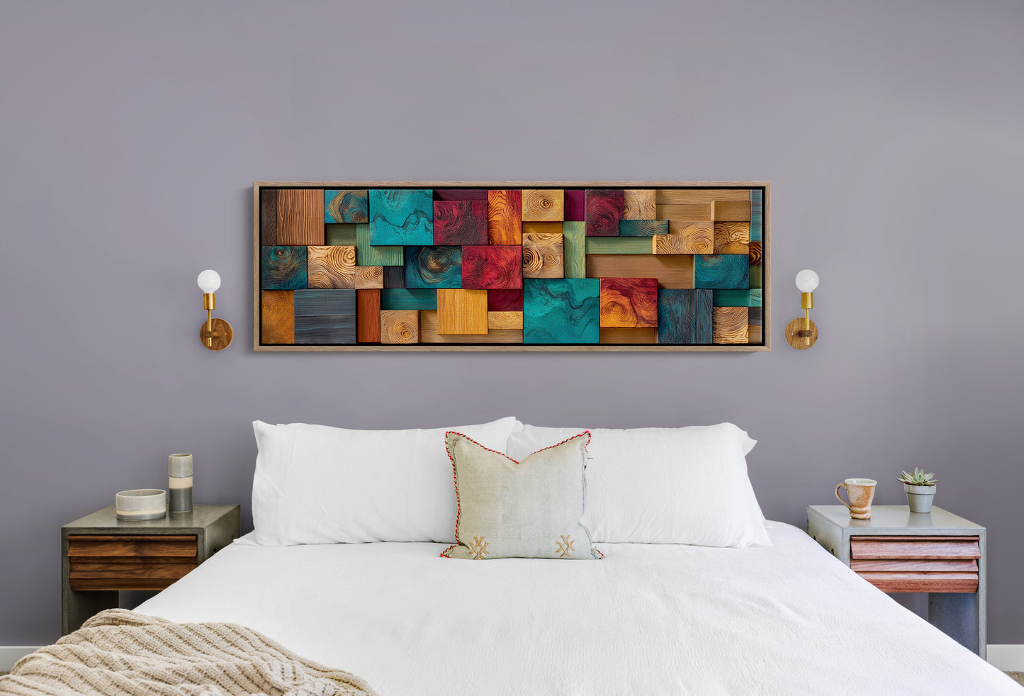 Colorblock Grain Mosaic