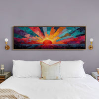 Sunburst in Painted Fire