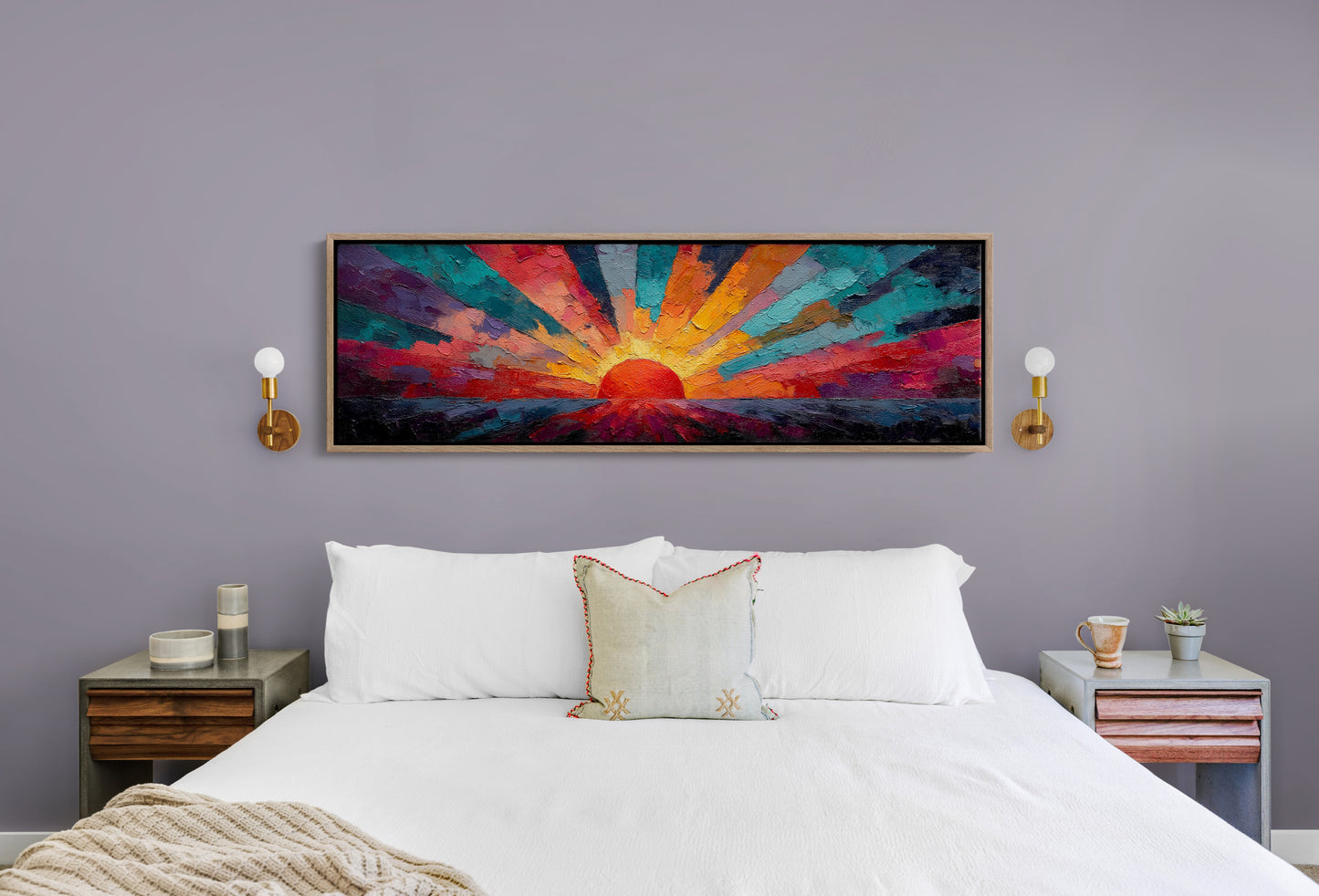 Sunburst in Painted Fire