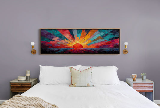 Sunburst in Painted Fire
