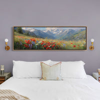 Wildflowers Beneath the Peaks