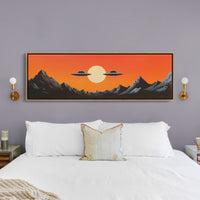 Visitors in the Red Sky