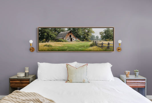 Old Barn in Summer Grass