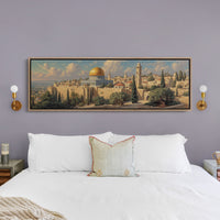 Golden Dome Above the Ancient Walls