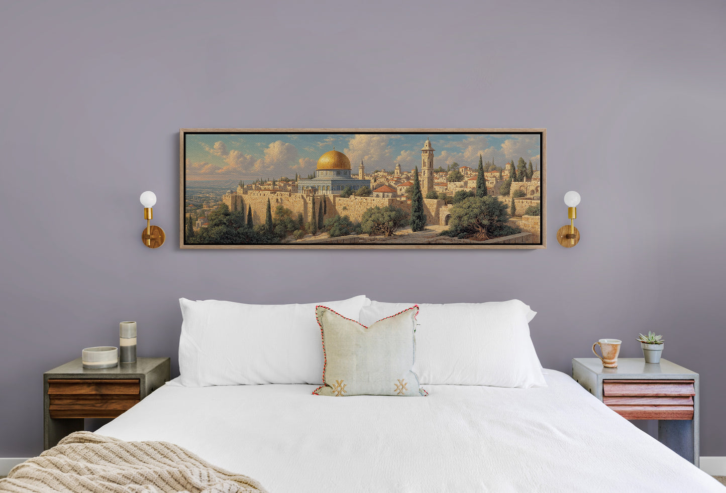 Golden Dome Above the Ancient Walls